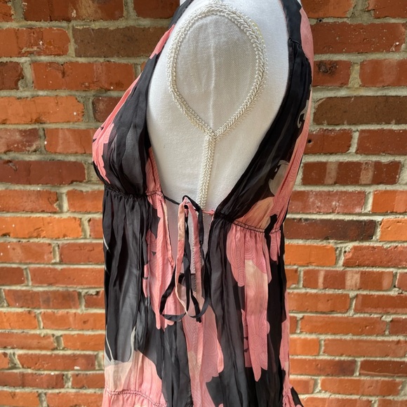 HOSS INTROPIA 100% SILK MINI DRESS Tunic Top Sheet Size 38 - Picture 5 of 9